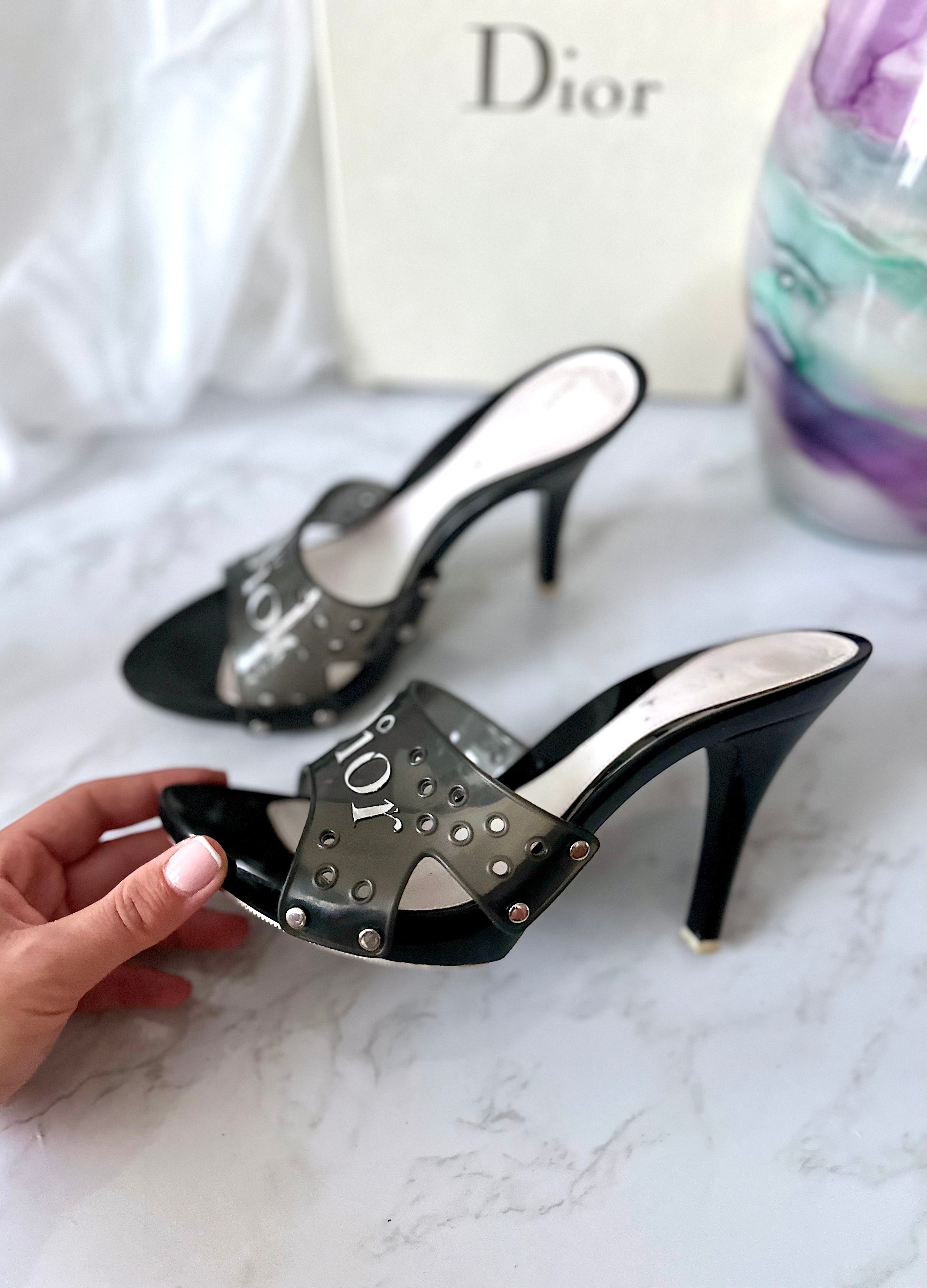 2000s Dior by John Galliano Jelly Mules - EU36