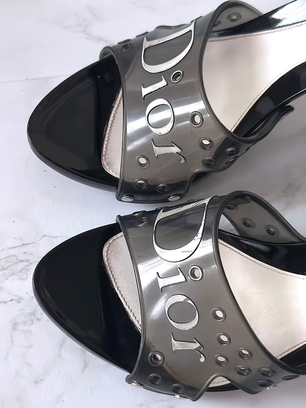 2000s Dior by John Galliano Jelly Mules - EU36