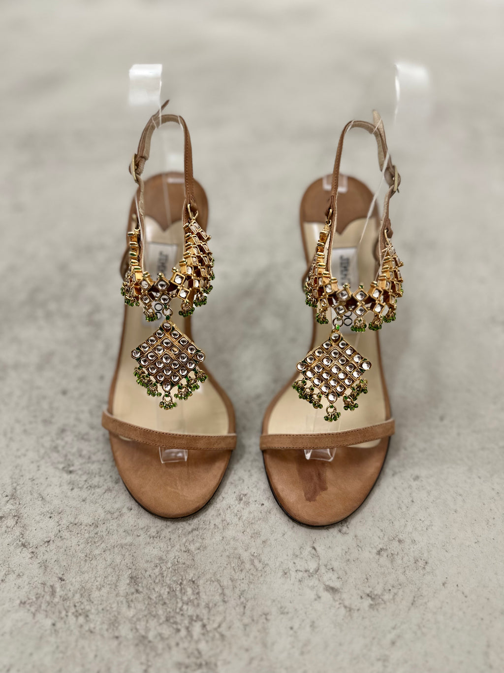 Jimmy Choo Siam Embellished Strappy Sandals - EU36,5