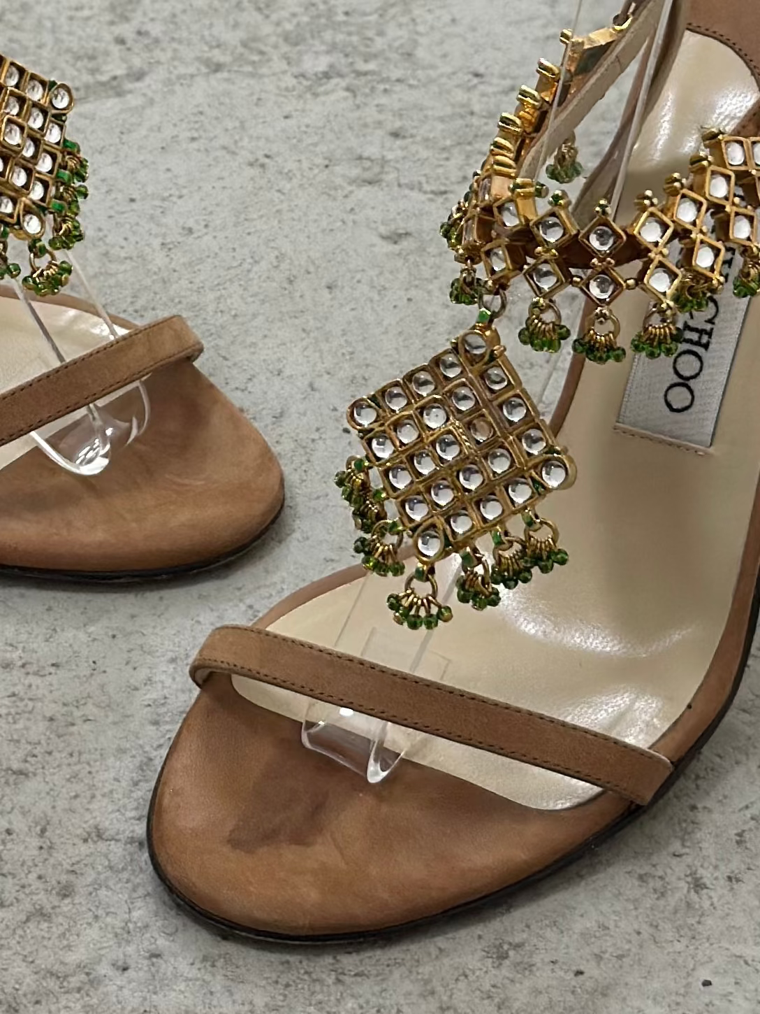 Jimmy Choo Siam Embellished Strappy Sandals - EU36,5