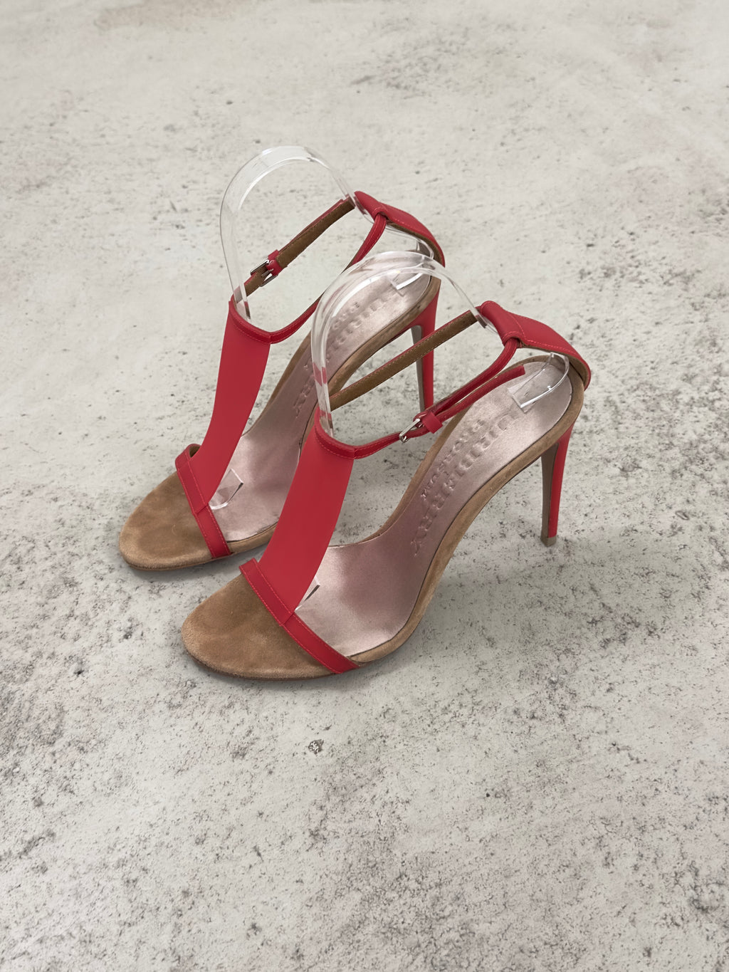 SS2014 Burberry Prorsum T-Strap Vinyl Heel - EU39,5