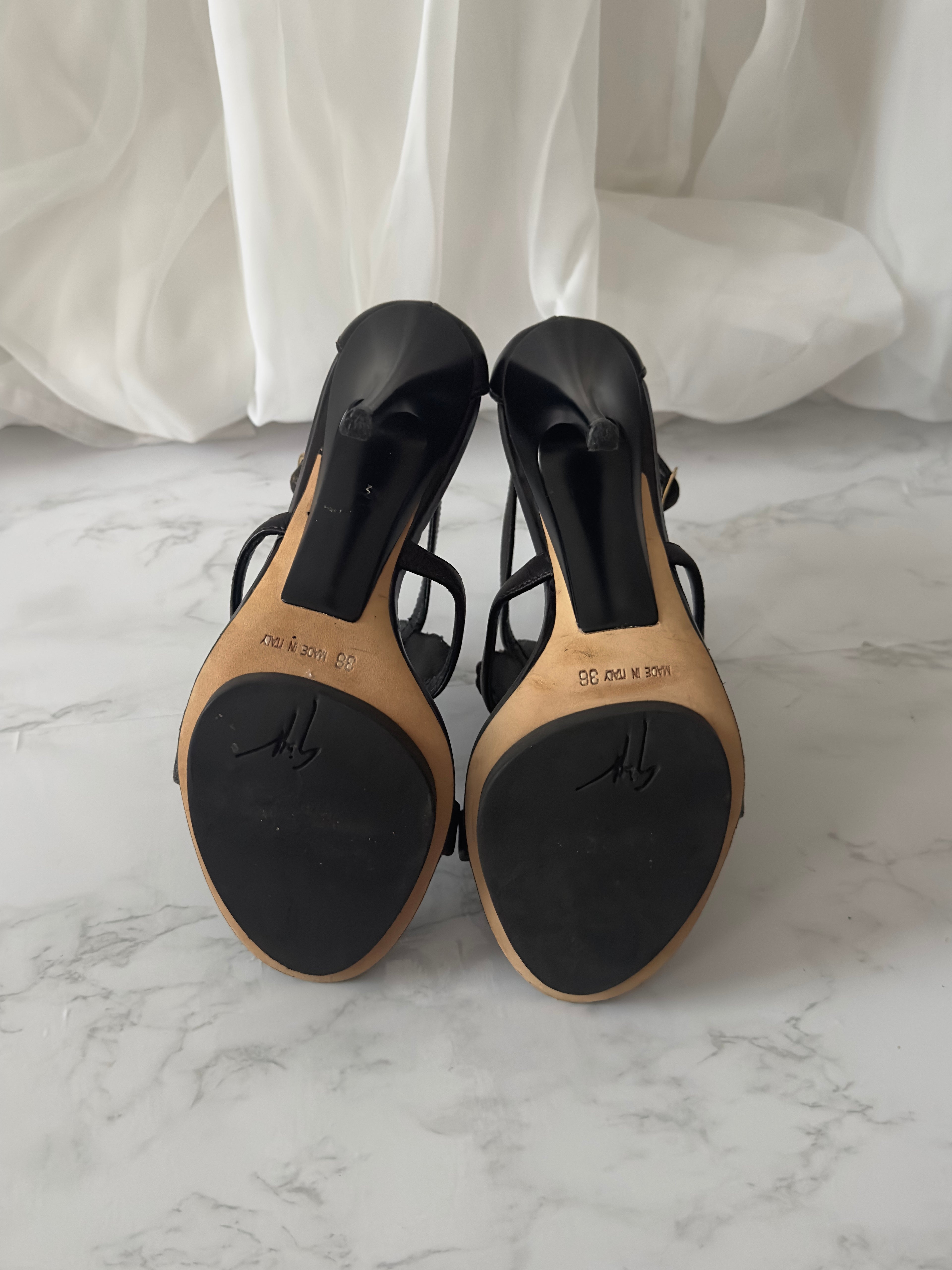 Rare Giuseppe Zanotti Beaded Strappy Sandals - EU36