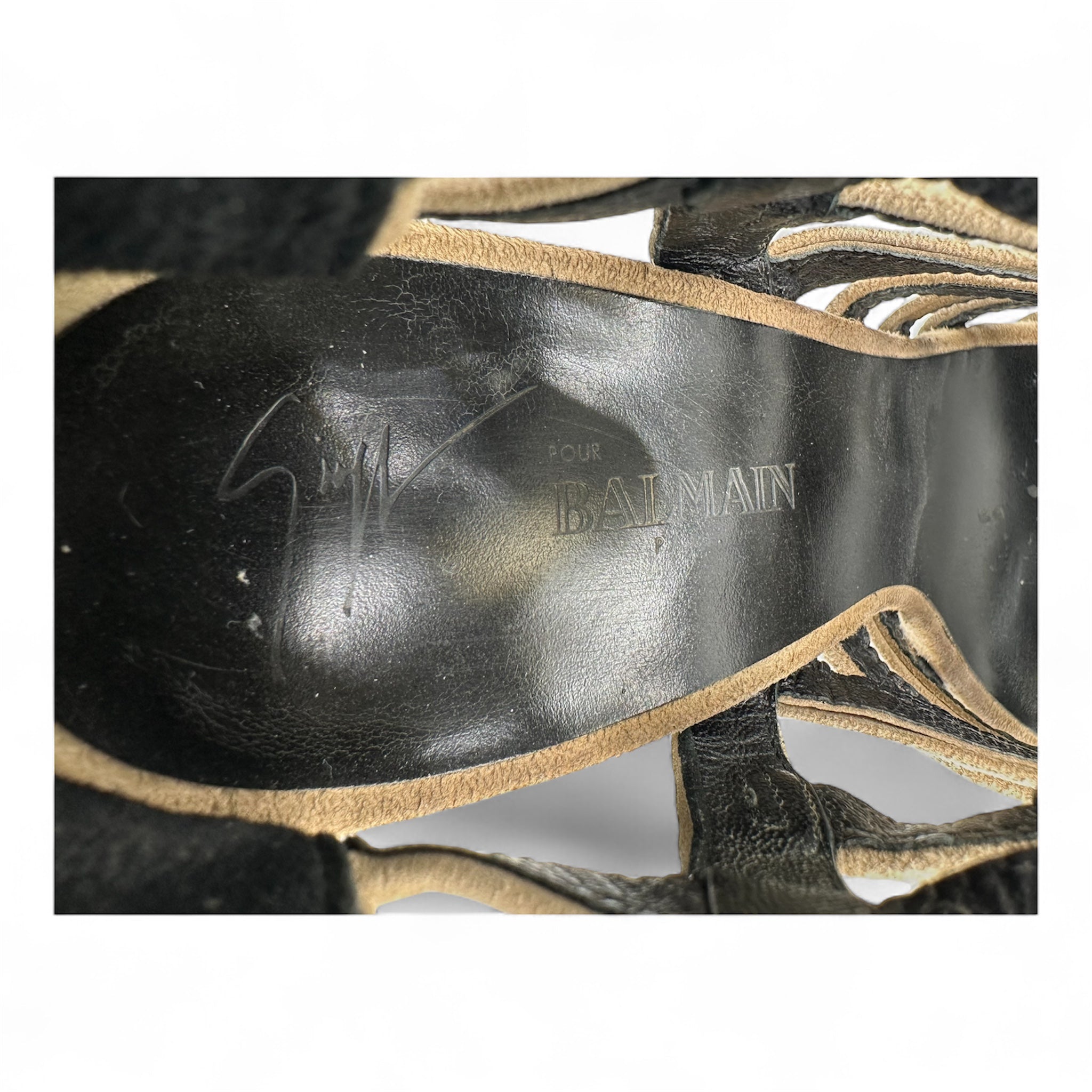 Giuseppe Zanotti for Pierre Balmain